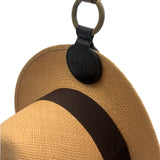 ROUND LEATHER HAT CLIP