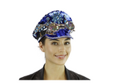 Sequin Fisherman Gem Hat, blue colorway