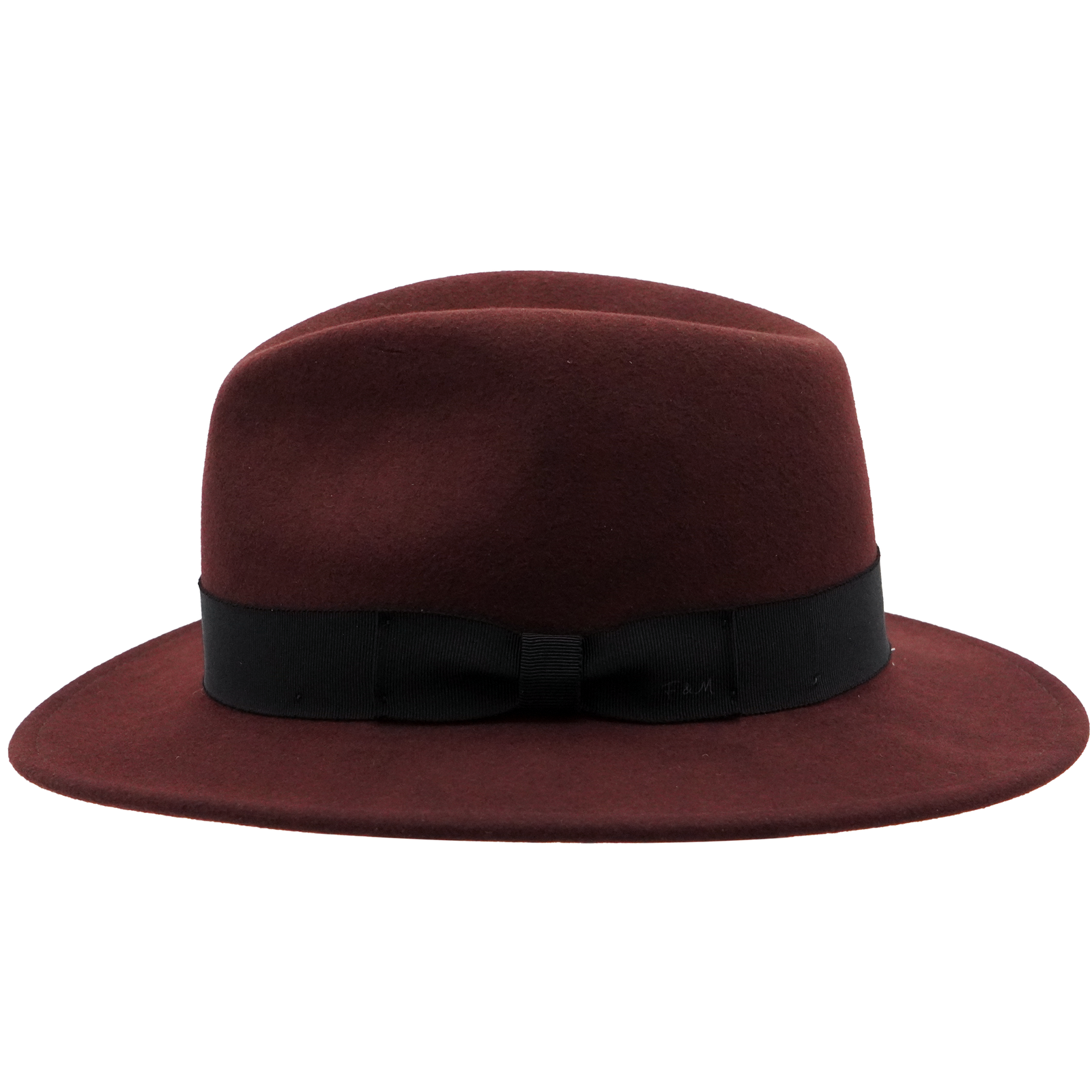 NWT AMERICAN HAT
MAKERS women\'s bordeaux fedora in plum medium Plum red Oxley Fedora - Hicks & Brown main image 2
