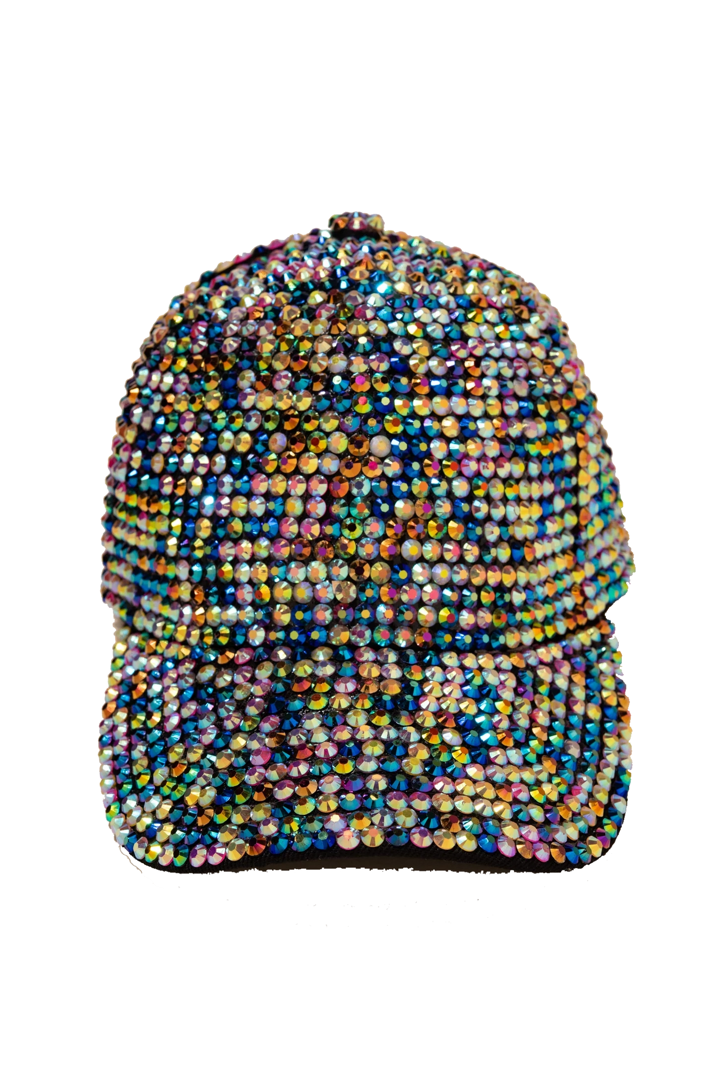 Bling time Bedazzled Baseball Cap in Rose Gold & Silver 