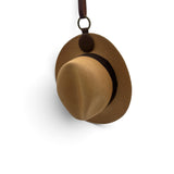 ROUND LEATHER HAT CLIP