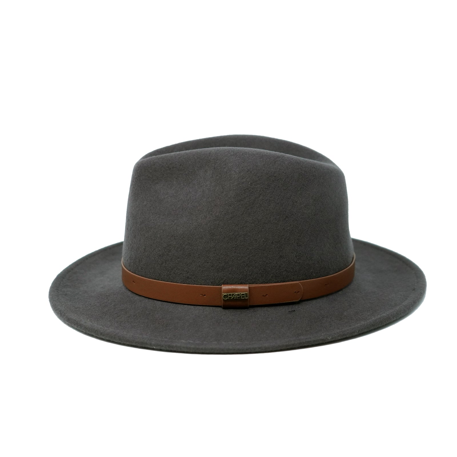 H16 Hat Gallero style in grey with Read + Black headband NWOT Fall/Winter Plaid Trilby Fedora Hat with Black Band Trim  main image 2